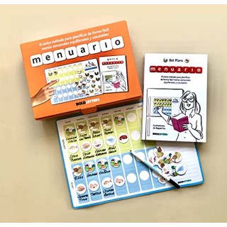 Menuario: El único método para planificar de forma fácil menús semanales equilibrados y saludables.